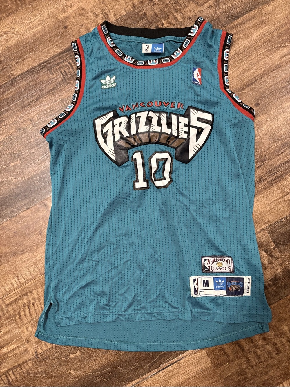 Adidas Vancouver Grizzlies Mike Bibby Jersey